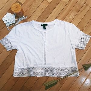 White Lace Shirt